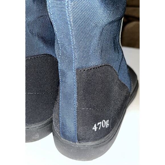 Gram Men’s Triple Textured High Top Sneaker Worn 1X Navy/Black Size 9.5 (43) - Picture 5 of 11